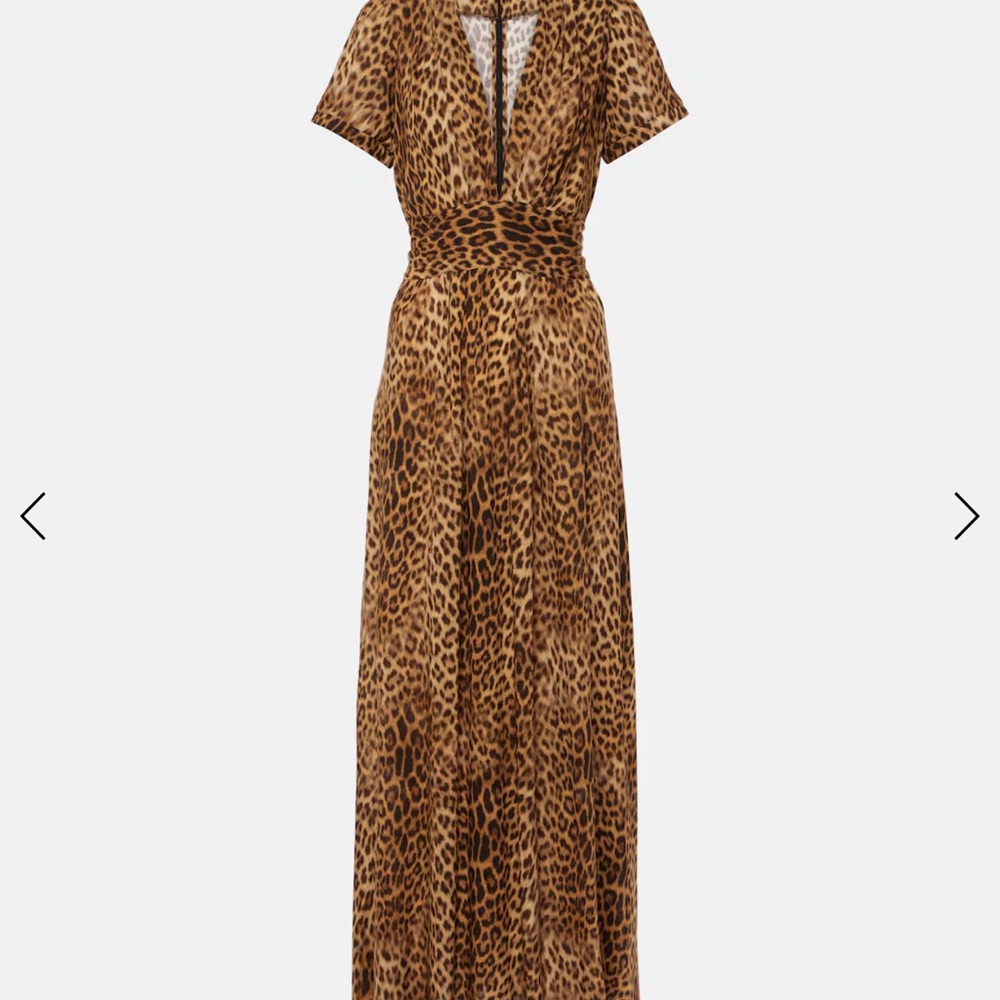 Melissa Odabash Leopard Print Maxi Dress